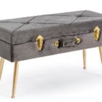 Bizzotto - PANCA CONTENITORE POLINA GRIGIO