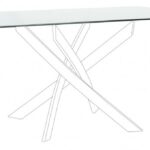 Bizzotto - PIANO RETT TAV.GEORGE TRASPARENTE 160X90