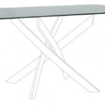 Bizzotto - PIANO RETT TAVOLO GEORGE FUME' 160X90